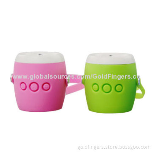 Waterproof Bluetooth Speaker with Mini Silicone, V3.0, 1 x 3W Output, 500mAh Lithium-ion Battery